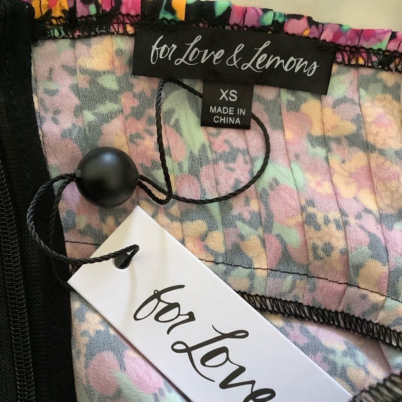 For Love And Lemons Maud Midi Dress In Pink Size XS - Picture 7 of 12